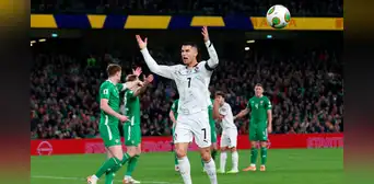Portugal y un partido para el olvido: necesitaba ganar para ir al Mundial, pero cayó 2-0 y Cristiano Ronaldo vio la roja por un codazo