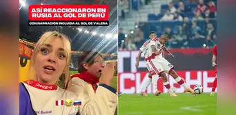 La increíble reacción de una hincha rusa tras el gol de Valera que desató furor en redes: "Perú es clave"