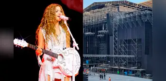 Shakira ya está en Lima: conoce cómo luce el escenario instalado para los conciertos de la colombiana en el Estadio Nacional Shakira ya está en Lima: conoce cómo luce el escenario instalado para los conciertos de la colombiana en el Estadio Nacional
