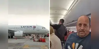 Pasajeros quedaron varados por horas en avión hacia Colombia y denuncian que no recibieron agua ni comida: "Le faltaba un perno al asiento del piloto" Pasajeros quedaron varados por horas en avión hacia Colombia y denuncian que no recibieron agua ni comida: "Le faltaba un perno al asiento del piloto"