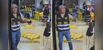 Agente de la PNP causa indignación tras comentario sobre ropa incautada en operativo en Gamarra: “Esas tallas son tuyas” Agente de la PNP causa indignación tras comentario sobre ropa incautada en operativo en Gamarra: “Esas tallas son tuyas”