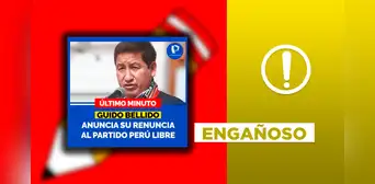 Guido Bellido renunció al partido Perú Libre en 2022: su desvinculación no es reciente Guido Bellido renunció al partido Perú Libre en 2022: su desvinculación no es reciente