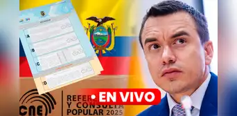 Referéndum Ecuador 2025 EN VIVO: participación, incidencias y resultados de la consulta popular minuto a minuto