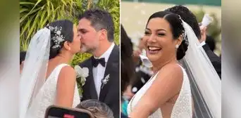 Natalia Salas se quiebra de emoción al llegar al altar en su mágica boda religiosa con Sergio Coloma Natalia Salas se quiebra de emoción al llegar al altar en su mágica boda religiosa con Sergio Coloma