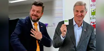Kaiser y Kast emiten su voto y dicen que apoyarán a cualquier candidato de derecha que pase a segunda vuelta Kaiser y Kast emiten su voto y dicen que apoyarán a cualquier candidato de derecha que pase a segunda vuelta