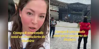 Peruana que pagó S/1.700 por Campo B en concierto de Shakira y se entera que no tendrá acceso a pasarela: “Es injusto” Peruana que pagó S/1.700 por Campo B en concierto de Shakira y se entera que no tendrá acceso a pasarela: “Es injusto”