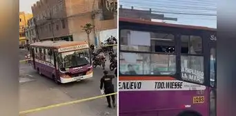 Atacan bus de empresa San Germán en San Martín de Porres: chofer logró salir ileso tras 10 disparos Atacan bus de empresa San Germán en San Martín de Porres: chofer logró salir ileso tras 10 disparos