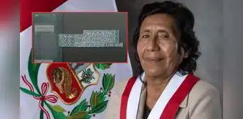 Congreso: revelan chats que probarían que Lucinda Vásquez vendió pruebas de nombramiento docente del 2021