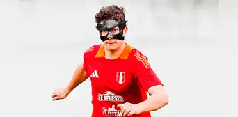 ¿Por qué Fabio Gruber utilizó una máscara en su debut con la selección peruana ante Chile? ¿Por qué Fabio Gruber utilizó una máscara en su debut con la selección peruana ante Chile?