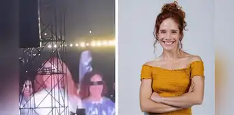 Macla Yamada fue la elegida para caminar al lado de Shakira en su tercera fecha en el Estadio Nacional Macla Yamada fue la elegida para caminar al lado de Shakira en su tercera fecha en el Estadio Nacional