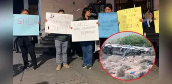 “Es negligencia por estar borracho y dormirse”: familiares del conductor del bus Llamosas exigen justicia contra responsable de tragedia en Arequipa “Es negligencia por estar borracho y dormirse”: familiares del conductor del bus Llamosas exigen justicia contra responsable de tragedia en Arequipa