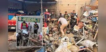 Policía incauta más de 30 motos y autopartes en taller y vivienda de Chiclayo