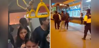 Reportan incendio dentro de bus del Metropolitano: ATU controló emergencia en Estación Izaguirre en Independencia