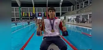 Triunfo peruano: Zacarías Rivera, promesa y esperanza de la natación