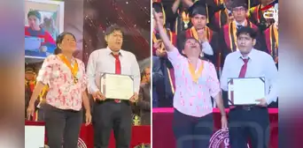 Madre rompe en llanto al recibir diploma de graduación de la UNI de su hijo fallecido: "Un aplauso hasta el cielo" Madre rompe en llanto al recibir diploma de graduación de la UNI de su hijo fallecido: "Un aplauso hasta el cielo"