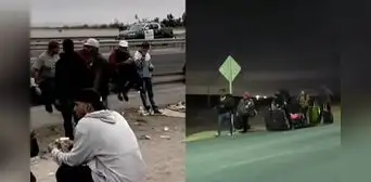Migrantes llegan a la frontera de Perú por temor a deportaciones en Chile: "Ya me voy para mi país" Migrantes llegan a la frontera de Perú por temor a deportaciones en Chile: "Ya me voy para mi país"