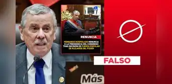 Fernando Rospigliosi no renunció a la presidencia del Congreso por supuesta decisión de Fuerza Popular