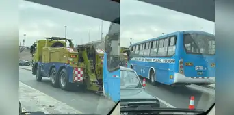 Intenso tráfico en Vía de Evitamiento de norte a sur: bus se malogró e impide paso a Caquetá
