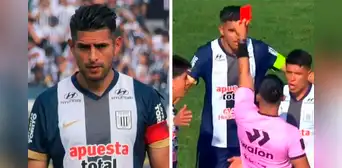 Revelan qué puso el árbitro en su informe sobre la expulsión de Carlos Zambrano con Alianza Lima: "Es una conducta antideportiva"