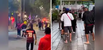 Hinchas de Flamengo y Palmeiras causan caos en calles de Lima: se agarraron a golpes previo a la final de la Copa Libertadores Hinchas de Flamengo y Palmeiras causan caos en calles de Lima: se agarraron a golpes previo a la final de la Copa Libertadores