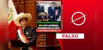 Pedro Castillo no anunció que será candidato presidencial para las elecciones generales del 2026 Pedro Castillo no anunció que será candidato presidencial para las elecciones generales del 2026