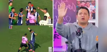 Reimond Manco arremete contra el árbitro que expulsó a Carlos Zambrano en la victoria de Alianza Lima: “Él ha venido a chocarlo” Reimond Manco arremete contra el árbitro que expulsó a Carlos Zambrano en la victoria de Alianza Lima: “Él ha venido a chocarlo”