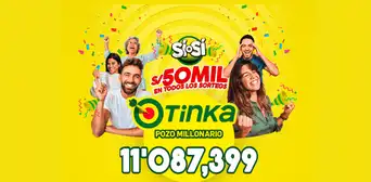 Sorteo de La Tinka del miércoles 26 de noviembre: revisa los resultados del Pozo Millonario y Boliyapa