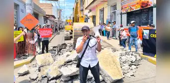 Decenas de ciudadanos marcharon contra la ejecución de sistema de drenaje en el centro histórico de Piura Decenas de ciudadanos marcharon contra la ejecución de sistema de drenaje en el centro histórico de Piura