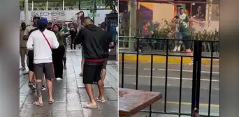 Hinchas de Flamengo y Palmeiras generan disturbios en Miraflores a pocos días de la final de la Copa Libertadores Hinchas de Flamengo y Palmeiras generan disturbios en Miraflores a pocos días de la final de la Copa Libertadores