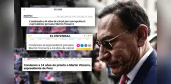Martín Vizcarra, ex presidente de Perú, fue sentenciado a 14 años de cárcel y así reaccionó la prensa internacional Martín Vizcarra, ex presidente de Perú, fue sentenciado a 14 años de cárcel y así reaccionó la prensa internacional