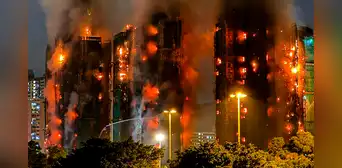 Al menos 44 muertos y 279 personas desaparecidas en Hong Kong tras voraz incendio que arrasó un complejo residencial