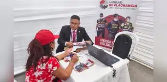 Unidad de Flagrancia presente en feria por el Día Internacional de la Eliminación de la Violencia contra la Mujer