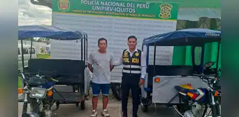 Cae 'Macano' con dos mototaxis robados en Iquitos: vehículos estaban escondidos en su vivienda