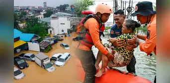 Aumentan a más de 300 los muertos por las fuertes inundaciones en Indonesia y Tailandia: continúa búsqueda de desaparecidos