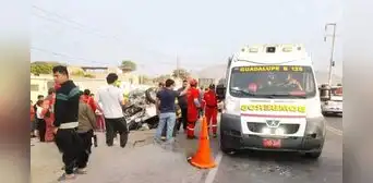La Libertad: accidente de carretera deja 33 heridos, varios viajaban en la tolva de una camioneta La Libertad: accidente de carretera deja 33 heridos, varios viajaban en la tolva de una camioneta
