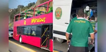 Hincha de Palmeiras a bordo de Mirabus muere tras impactar contra un puente en Barranco