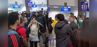 Hinchas brasileños quedaron varados en el aeropuerto del Cusco tras cancelación de vuelos rumbo a Lima