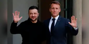 Macron se reunirá con Zelenski en París para discutir condiciones hacia “una paz duradera” en Ucrania