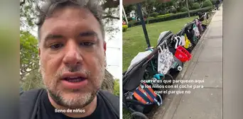 Javier Masías genera polémica por quejarse de niños jugando en el parque y usuarios le responden: "Para eso son los espacios públicos"