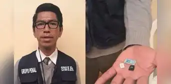 Pastor evangélico es intervenido cuando intentaba ingresar chips y una memoria micro SD a penal de Lurigancho Pastor evangélico es intervenido cuando intentaba ingresar chips y una memoria micro SD a penal de Lurigancho