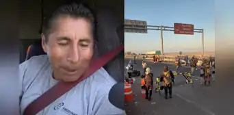 Camionero acusa a la policía peruana de cobrar 100 dólares para dejar pasar a migrantes en frontera con Chile: “Hay corrupción” Camionero acusa a la policía peruana de cobrar 100 dólares para dejar pasar a migrantes en frontera con Chile: “Hay corrupción”