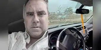 Atacan a balazos Rafael Belaúnde, candidato presidencial de Libertad Popular, en su camioneta en Cerro Azul