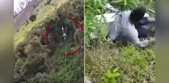 Joven electricista fallece tras caer a un abismo de 400 metros mientras cruzaba un cerro con cuerdas artesanales en Huánuco