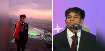 Joven que narró final de Libertadores desde un cerro cuenta su experiencia tras viajar 18 horas: "Prometí a mi mamita que iba a hacer las cosas bien" Joven que narró final de Libertadores desde un cerro cuenta su experiencia tras viajar 18 horas: "Prometí a mi mamita que iba a hacer las cosas bien"