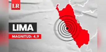 Temblor en Huaral: sismo de magnitud 4,9 se sintió en Lima, según IGP Temblor en Huaral: sismo de magnitud 4,9 se sintió en Lima, según IGP