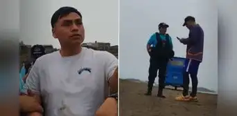 Detienen a policía en presunto estado de ebriedad por robar celular a mototaxista en Barranca: "Me tiró al piso"