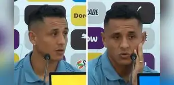 Yoshimar Yotún se ofusca con la prensa en plena conferencia por no reconocer la jerarquía de Sporting Cristal: "No sé por qué les cuesta tanto"