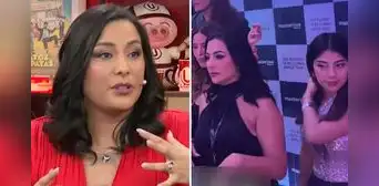 Natalia Salas aclara polémica con Zully y afirma que jamás quiso apartar a tiktoker durante video: "Me baño en aceite"
