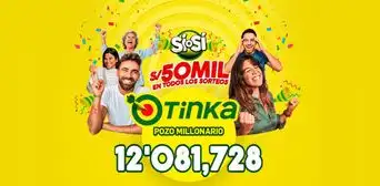 La Tinka: resultados de sorteo de miércoles 3 de diciembre 2025