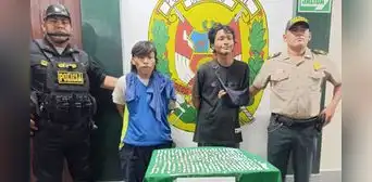 Capturan a miembros de 'La Nueva Jauría' con más de 400 envoltorios de PBC en punto de droga en Iquitos Capturan a miembros de 'La Nueva Jauría' con más de 400 envoltorios de PBC en punto de droga en Iquitos